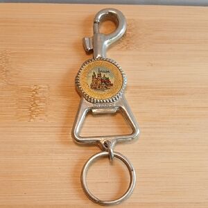 West Germany Vintage Fulda Cathedral Bottle Opener Keychain
